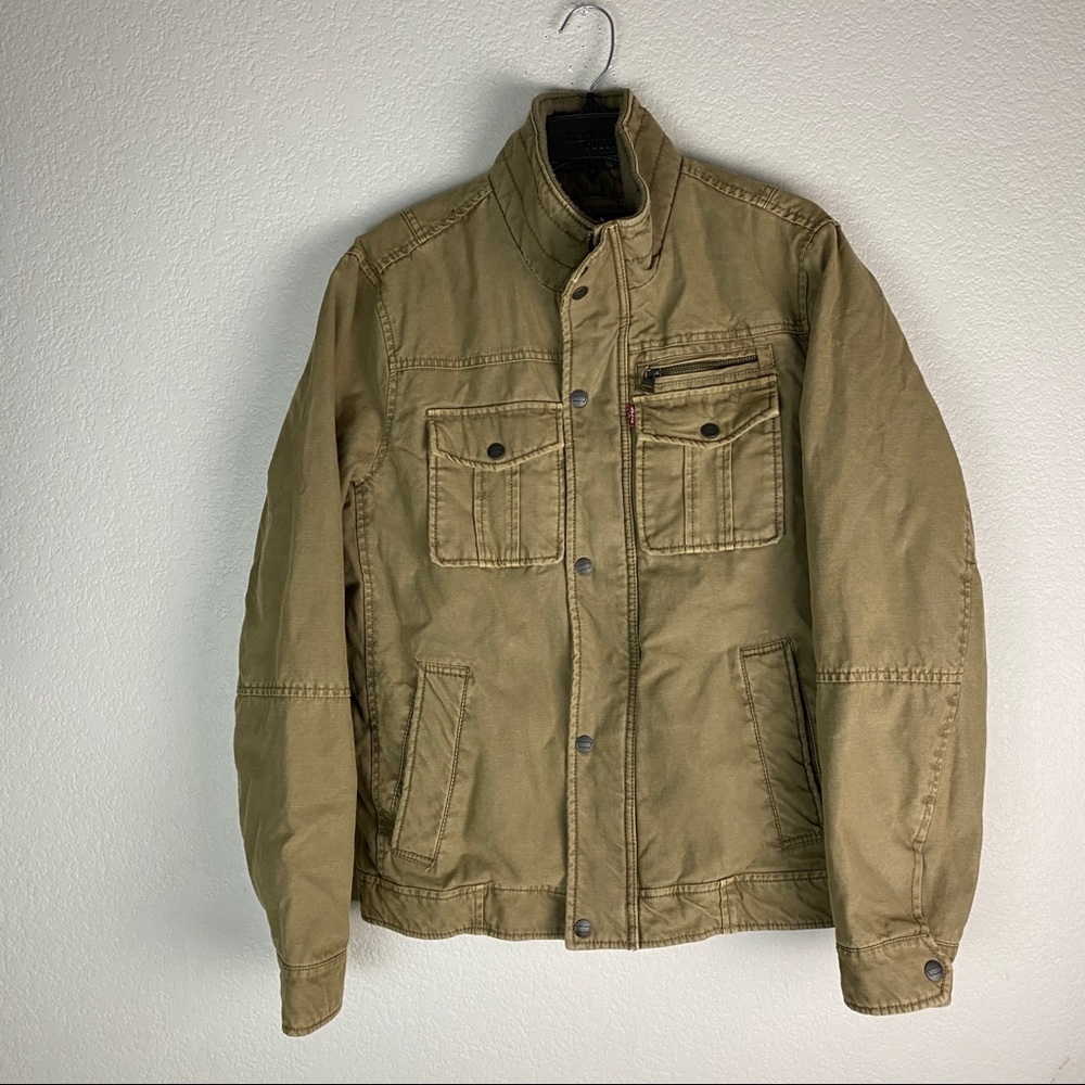 Levis Quilted Lined Jacket Size Small